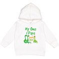 thumbnail image 2 of Inktastic Oma and Papa Love Me Dinosaur Toddler Hoodie, 2 of 4