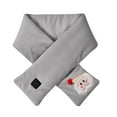 thumbnail image 2 of TIMIFIS Christmas Beanie Hats For Women Christmas Usb Smart Neck And Shoulder Winter Cold Protection And Warmth Men And Women Scarf Massage Heating Scarf With Cute Pins -, 2 of 6