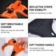 thumbnail image 4 of Arnés para perros de tiro naranja M, 4 of 5