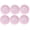 Red, variant on 6 Pcs Elastic Reusable Waterproof Plastic Shower Caps for Women Ladies Spa Salon, Red Yellow Blue