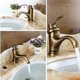 thumbnail image 2 of Vintage bronze single lever bathroom sink faucet, compatible with bar, balcony and basin, 2 of 5