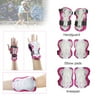 CoastaCloud 6PCS Wrist Elbow Knee Skateboard Safety Pads for Kids Children  Boys Girls Protective Gear Outdoors Sports Cycling Blading Roller for Bicycle Gear Guard Skating, Scooter ,Cycle