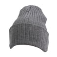 thumbnail image 2 of Top Headwear Cable Knit Long Winter Beanie - Grey, 2 of 2