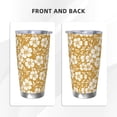 thumbnail image 3 of Lsque Rose Flowers Pattern 20oz Car Cup with Lid and Straw, Insulated Coffee Cup with Straw Topper, Spill Proof Travel Coffee Mug, Stainless Steel Tumble-Without Straw, 3 of 8