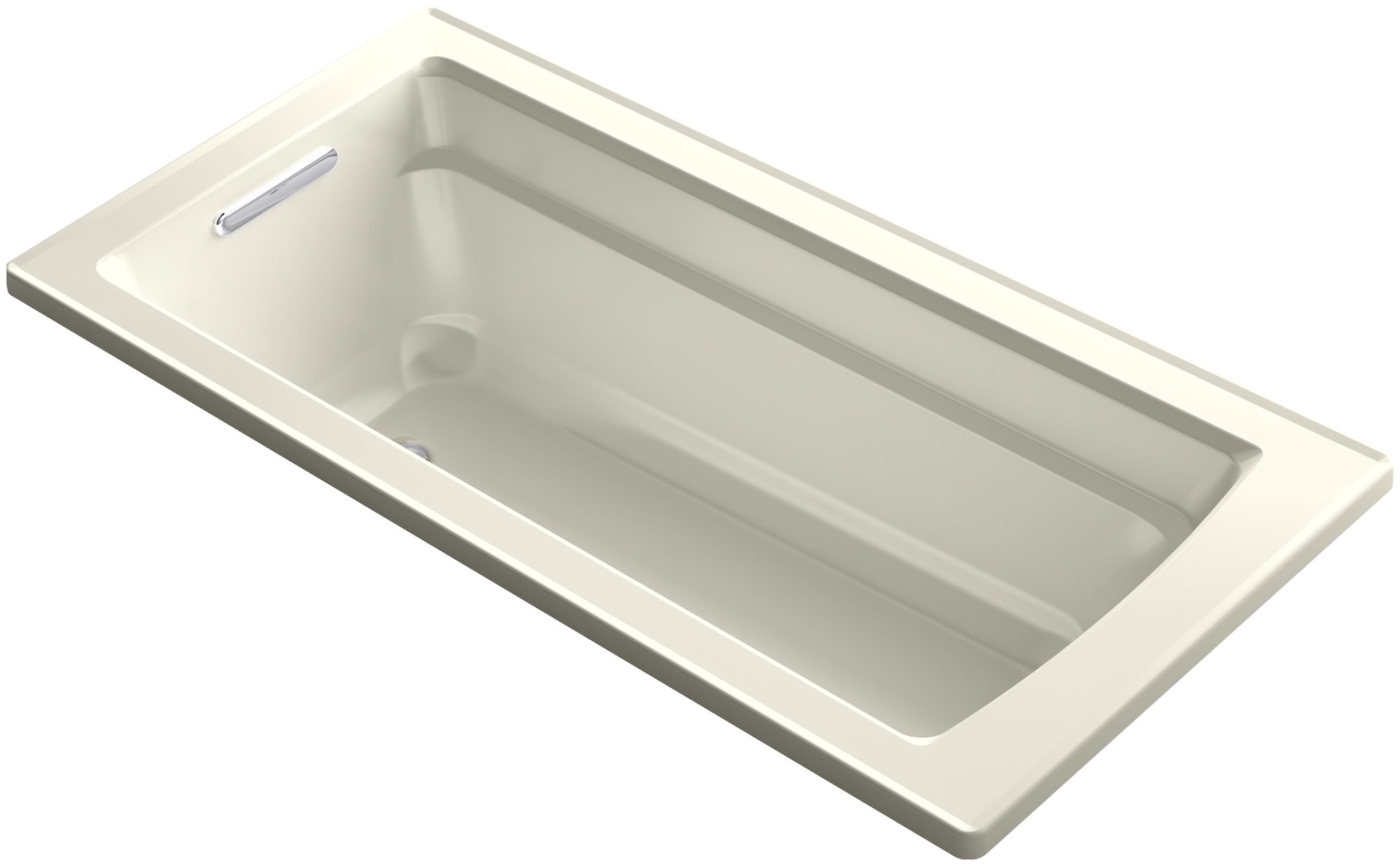 Kohler K1948 Archer 66" Exocrylic Drop In Soaking Tub Off White