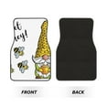 thumbnail image 2 of Fuzoiu Gnome Sweet Honey Print Carpet Floor Mats for Car,Car Foot Mat Set,Universal Fit 4 Piece Mat Pad Set,Fits Most Cars Trucks Vans Sedans SUV Auto Carpet Mat Se, 2 of 7