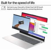 HP 15.6 FHD Display Touchscreen Laptop Computer, Intel i7 1355U, Intel Iris Xe Graphics, Windows 11 Pro, Wi-Fi6, Bluetooth, Accessoires (16GB RAM + 1TB SSD)