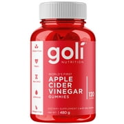 Goli Nutrition Apple Cider Vinegar Gummies, 120 Count