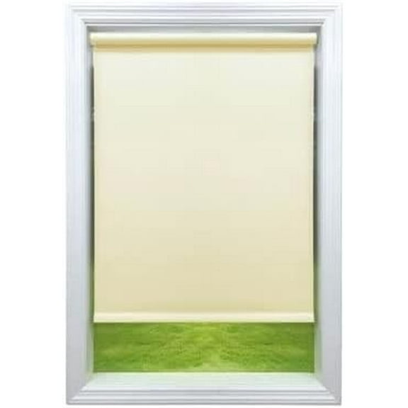 Ralph Friedland & Brothers 5277736 6 mil Room Darkening Vinyl Window Shade, Ivory - 55 x 78 in.