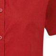 thumbnail image 4 of Premier Short Sleeve Poplin Blouse/Plain Work Shirt, 4 of 4