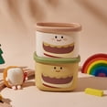 thumbnail image 2 of USHOBE 2Pcs Small Waste Bin Assorted Color PP Decorative Kitchen Business Owners, 2 of 8