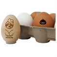 thumbnail image 1 of Delightful Dark Duckling Head Egg Chicken Rubber Stamp - Mini 1/2 Inch, 1 of 7