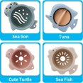 thumbnail image 4 of Bath Toys For Toddlers 1-3, Bathtub Toys For Kids Age 2-4, Toddler Bath Toys Contains 4 Stackable Cups And 2 Boats And 2 Whale Shaped Spoons, Best Shower Toys For Boys And Girls, 4 of 4