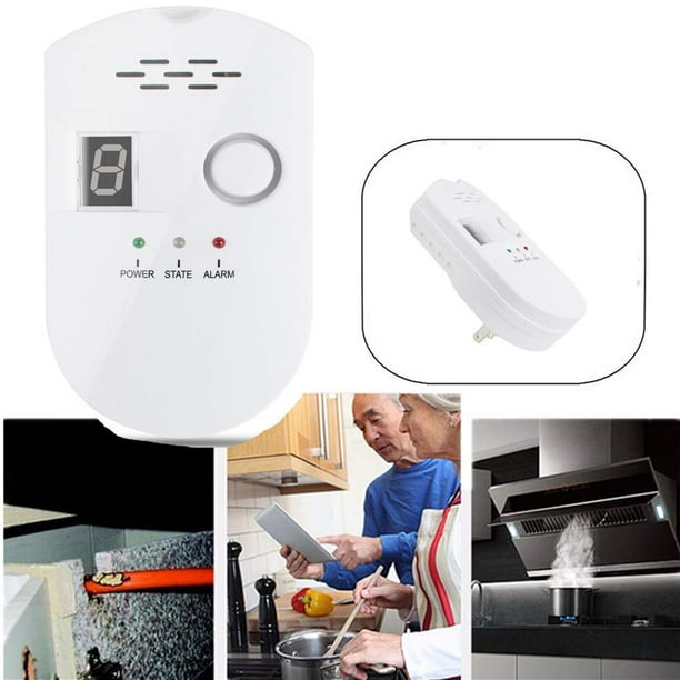 Yosoo Propane Natural Digital Gas Detector Home Gas Alarm Gas Leak Detector High Sensitivity Lpg Lng Coal Natural Gas Leak Detection Alarm Monitor Sensor For Home Kitchen Walmart Com Walmart Com