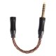 thumbnail image 5 of Cable adaptador de auriculares de 3,5 mm a 4,4 mm chapado en oro Cable de actualización estéreo hembra de 3,5 mm a macho equilibrado de 4,4 mm Bronce, 5 of 5