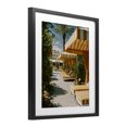 thumbnail image 2 of Stupell Industries Art Deco Vintage Cabanas at Poolside Black Framed Print Under Glass, 13 x 16, by Franklyn Gregory, 2 of 8