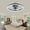 Black, variant on JLPAN Ceiling Fans with Lights, Low Profile Flush Mount Modern Bladeless Ceiling Fan and Remote Control, 19.7" Dimmable LED 3 Colors and 6 Speeds - Black