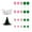1 Set, variant on Xinwanna 42 Pcs Witch Cake Topper Party Decoration Mini Pink Green Balloons Cupcake Topper Silver Crown Black Witch Hat Set for Witch Theme Birthday Party Supplies (1 Set)