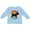AE-Light Blue, variant on Scottie Dog Vintage Scottish Terrier Boys or Girls Long Sleeve Toddler T-Shirt