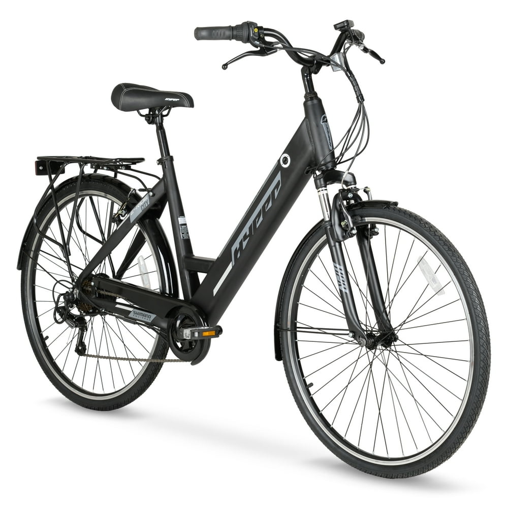 Hyper ERide Electric Bike, 36 Volt Battery, 700C Wheels, Black