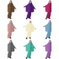 thumbnail image 3 of Bangus Robe Musulmane pour Filles, Robe de Prière Islamique à Manches Longues avec Hijab, 3 of 4