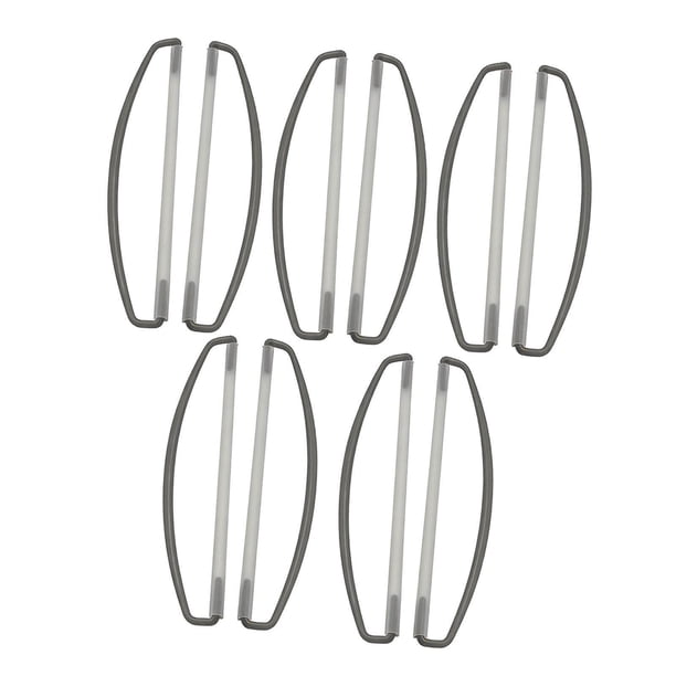10 postes para pancartas manuales, accesorios portátiles versátiles, soporte de bandera de mano gris 17cm