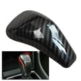 thumbnail image 2 of Carbon Fiber Style Gear Shift Knob Cover Cap Trim For Subaru Forester Impreza XV, 2 of 5