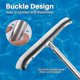 thumbnail image 3 of 18" Aluminum Pool Brush Head for Pools, Spas, Tubs - Cleans Tiles, Walls, Floors (Gray), 3 of 5