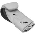 thumbnail image 5 of The Champ Fight Gear Alpha Series Boxing Gloves with Wrist Support for Boxing Kickboxing Muay Thai Training or Sparring Punching Bag Mitts,Black/White, 16Oz, 5 of 5