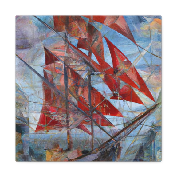 Sailing the Neoclassic Sea - Canvas