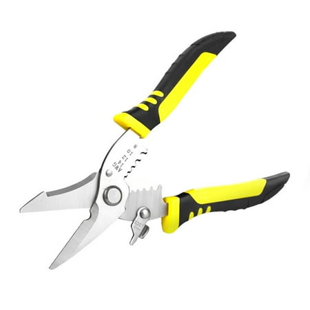 

Rosarivae 1Pc Multifunction Wire Striping Scissor Professional Tool Plier Wire Stripper