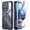 Blue, variant on Poetic Guardian Case for Motorola Moto G 5G 2026/Moto G Play 2026, [20FT Mil-Grade Drop Tested],[2 Tempered Glass Screen Protector] Full-Body Shockproof Clear Cover Case, Black/Clear