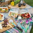 thumbnail image 6 of KOOMADE 24-Piece Mirror Polish Rainbow Stainless Steel Flatware Sets Service for 4, 6 of 9