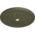 thumbnail image 3 of 31 1/2"OD x 3 5/8"ID x 1 3/4"P Palmetto Ceiling Medallion (Fits Canopies up to 7 5/8"), Hand-Painted Witch Hazel, 3 of 5