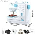 thumbnail image 4 of VIFERR Portable Sewing Machine, Mini Sewing Machine Handheld Electric Sewing Machines 12 Stitches for Beginners Kids - Blue, 4 of 9