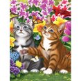 thumbnail image 1 of Kits de pintura de diamantes DIY, taladro redondo completo, mosaico de animales, decoración de pared para el hogar Likrtyny Arte deco, 1 of 9