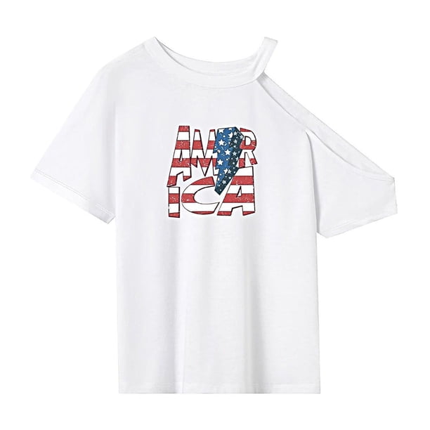 Camiseta para mujer verano moda jinwen casual transpirable cuello redondo S