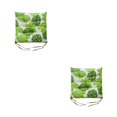 thumbnail image 1 of Wweixi Cushion Pad For Square Chair - Soft And Comfortable Wide Range Of Uses Square Chair Cushion Turtle backed Bamboo 2Set, 1 of 6