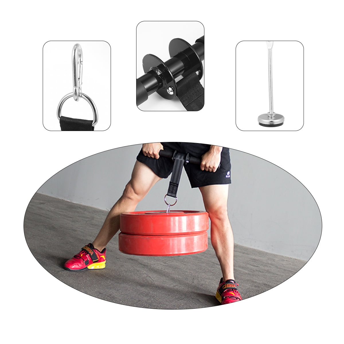 Worgeous  Forearm Trainer Strengtheners Bicep Exerciser Machine Fitness Black
