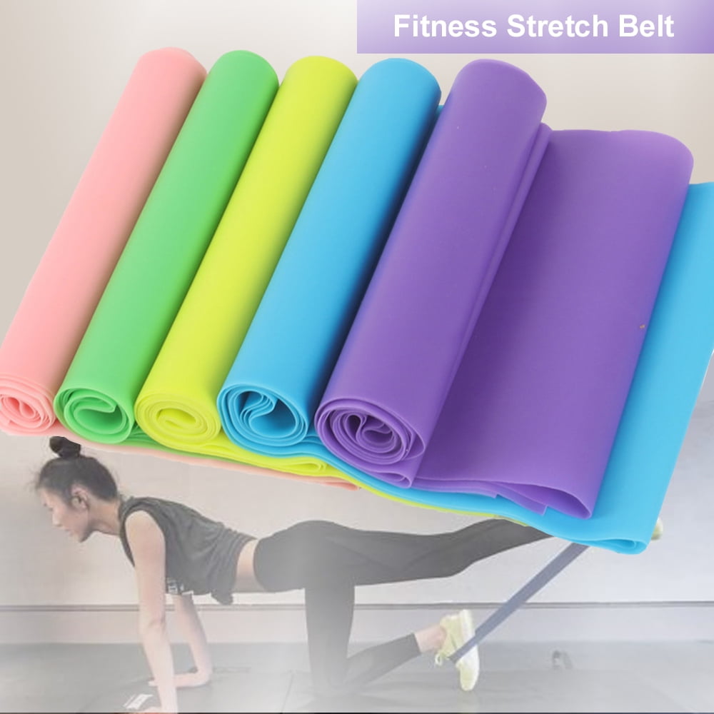 Fitness Resistance Band Strength Training Stretch Belt Elastic Band Latex Yoga e
