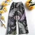 thumbnail image 5 of Halloween Sweatpants for Women Wide Leg Baggy Y2K Print Fall 2026 Casual Joggers Lounge Pants Pajama Holiday Costume Outfits with Pockets,S,White, 5 of 6
