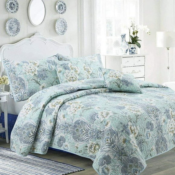 Cozy Line Home Fashions Quilts - Walmart.com | Blue - Walmart.com