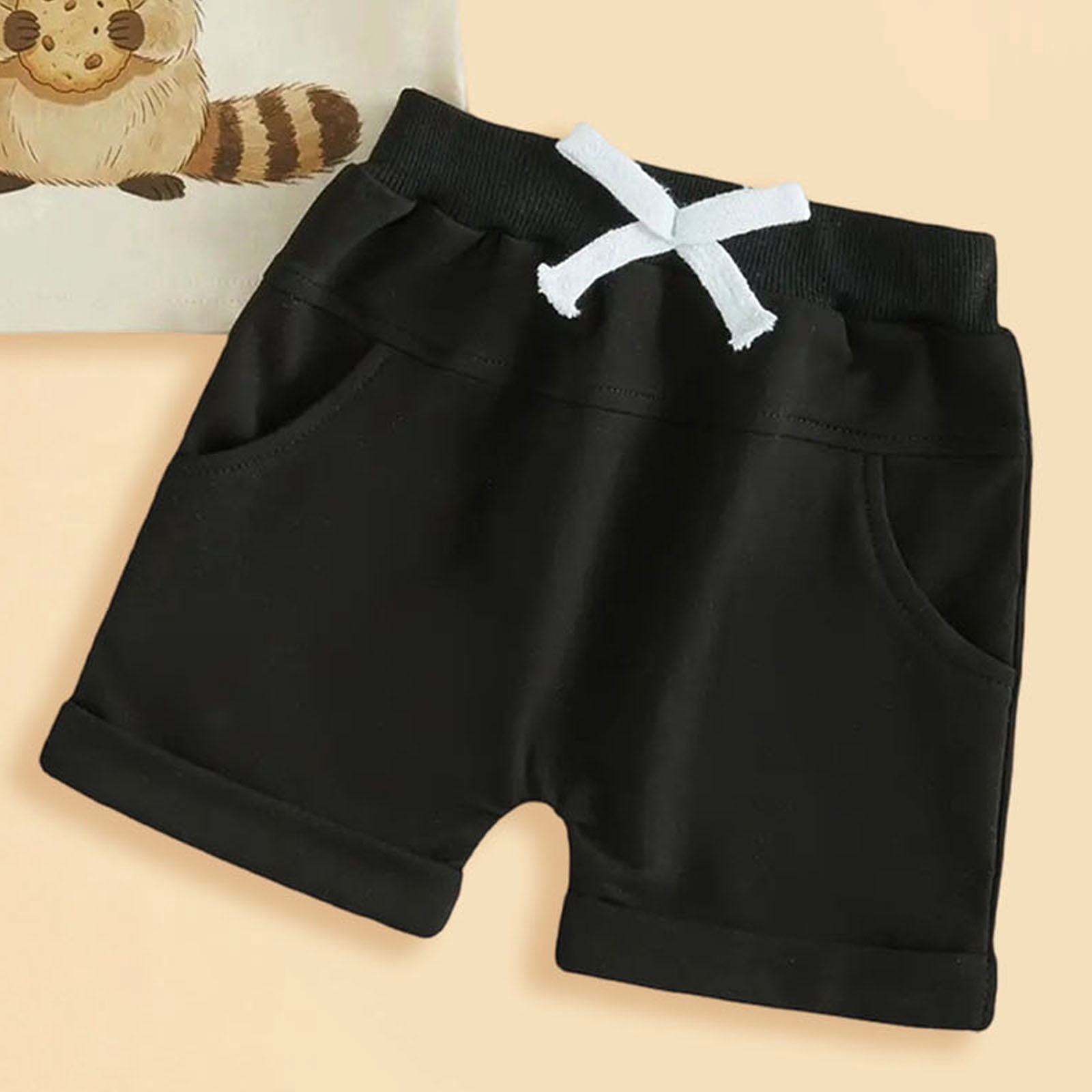 Kogui Baby Girl Summer Outfit Toddler Girl Clothes Toddler Girls Outfits Cute T-Shirt + Shorts 2Pcs Summer Baby Clothing Sets 3 6 9 12 18 24 Months 2T 3T 4T (White,12-18 Months)