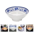 thumbnail image 3 of MasteelfCA 1Pc Imitation Ceramic Large Bowl Beef Noodles Holder Chinese Style Tableware, 3 of 7