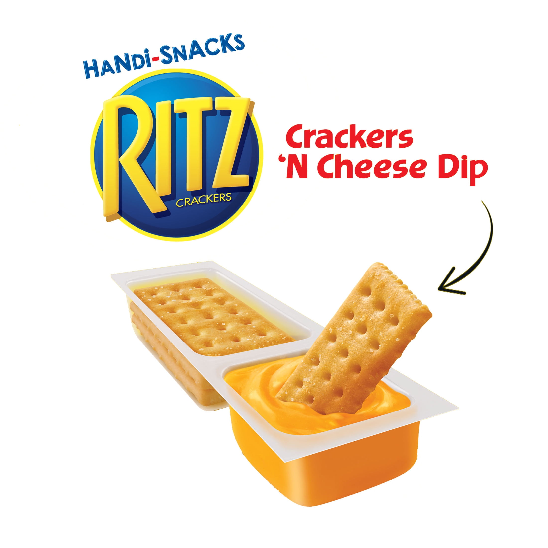 Handi-Snacks, Ritz Crackers 'N Cheesy Dip, 0.95 oz, 12 Count