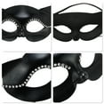 thumbnail image 3 of Unique Bargains 1 Pce Masque de Fête pour Chat Réutilisable Noir EVA, 3 of 5