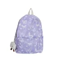 thumbnail image 1 of University Student Backpack Girls' Nylon Bag Without Pendant Short Distance Travel Bag Portable Butterfly Pattern Korean Version purple, 1 of 5