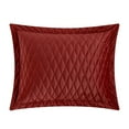 thumbnail image 4 of Chic Home Tiana 7-Piece Geometric Quilt Set, Queen, Brick, 4 of 5