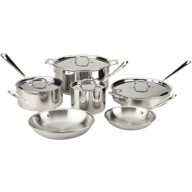 AllClad 14pc Stainless Cookware Set