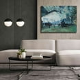 thumbnail image 6 of Epic Graffiti 'Ariival Of The Normandy Train' by Claude Monet, Giclee Canvas Wall Art, 54"x40", 6 of 8